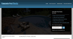 Desktop Screenshot of concretepooldecks.org