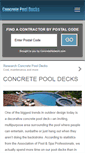 Mobile Screenshot of concretepooldecks.org